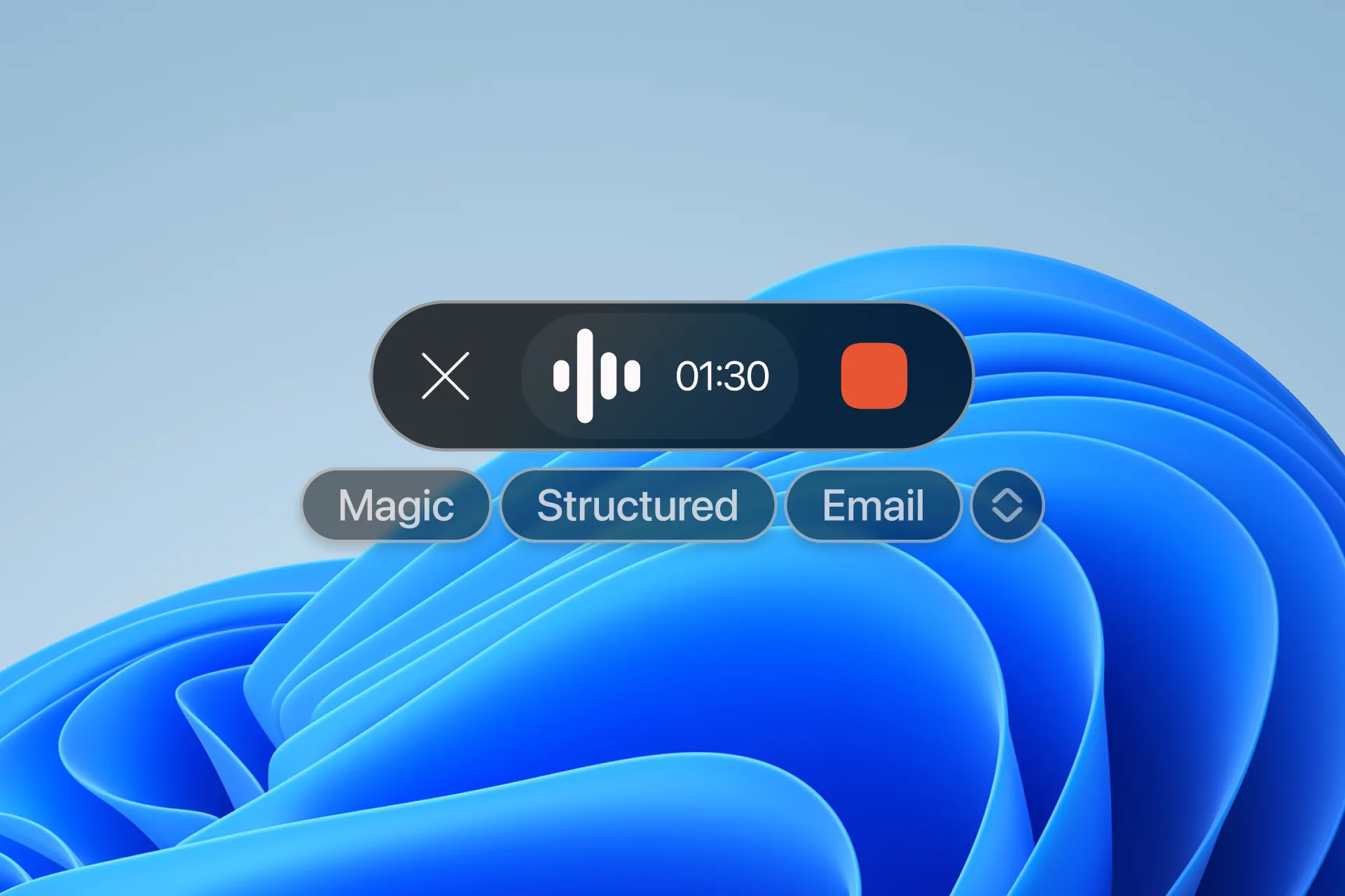Pinned rewrite options on the floating bar