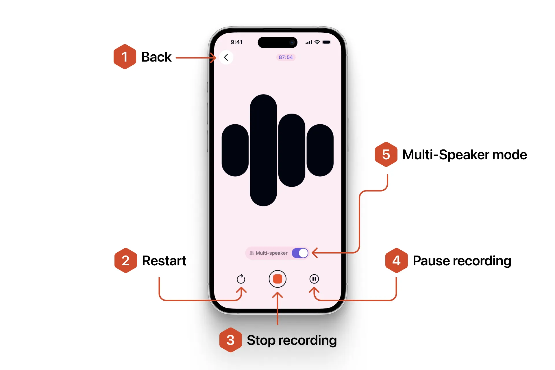 Recording controls